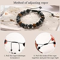 Vista 84 de Sereney Christmas Gifts for Him Son Boys Bonus Dad Father Men Boyfriend Grandson Friend as Triple Protection ID Bracelets Birthday Gifts for 9 10 11