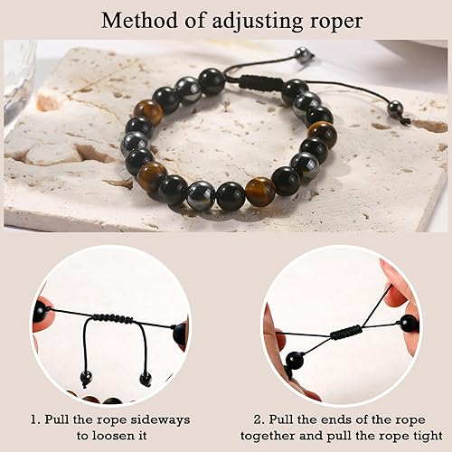 Miniatura 84 de Sereney Christmas Gifts for Him Son Boys Bonus Dad Father Men Boyfriend Grandson Friend as Triple Protection ID Bracelets Birthday Gifts for 9 10 11