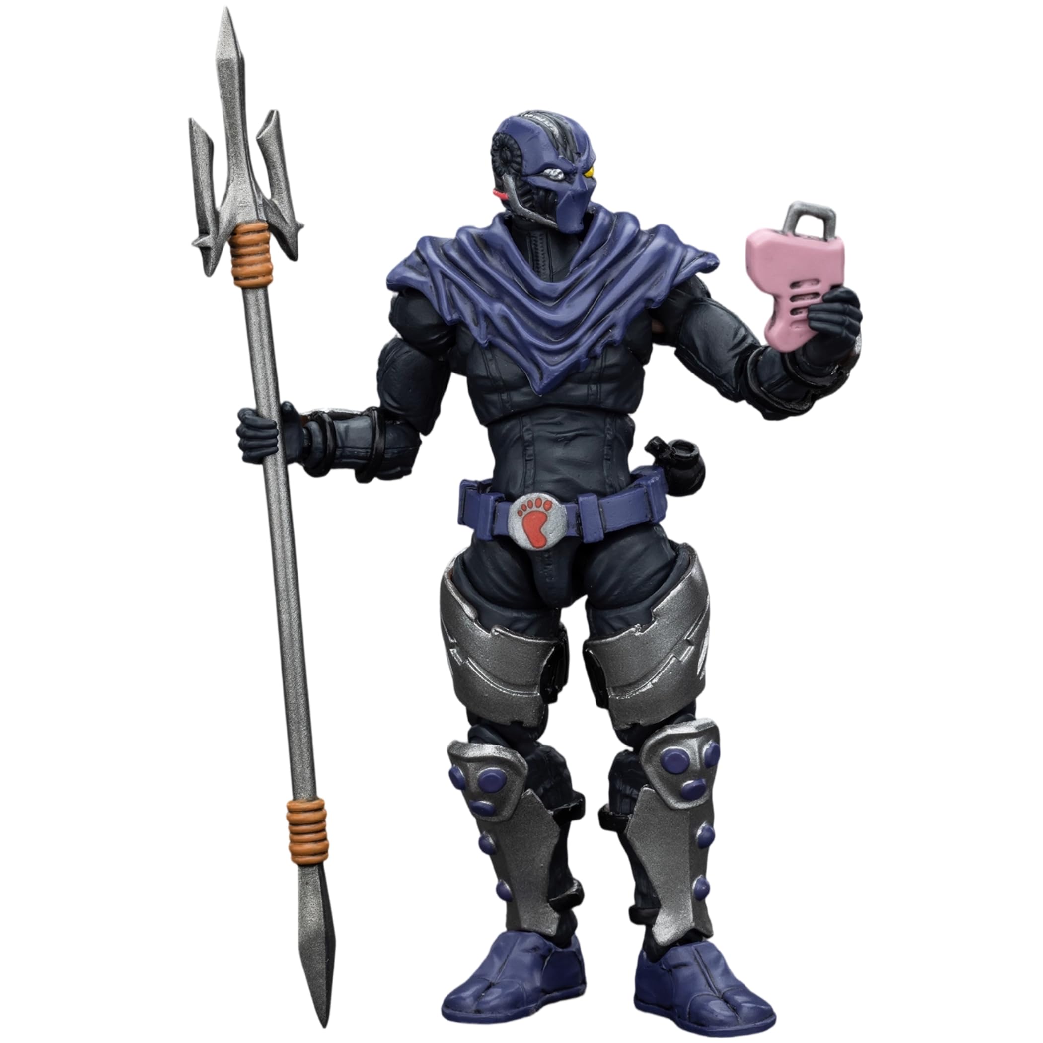 JOYTOY TMNT-Foot Clan B 1/18 Action Figures Foot Clan B Character Figure Detachable Weapons Poseable Joints 4.2Inch Collectible Model Birthday Gift Movie Collectors