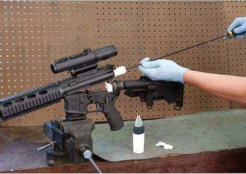 Miniatura 7 de Kit de limpieza de shoutgun 12GA de nailon, acero inoxidable, algodón, cepillo para fregona, suministros para limpieza de escopeta de calibre 12