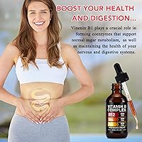 Vista 4 de Frovetani Complejo orgánico de vitamina B, vitaminas del complejo B para mujeres, líquido complejo de vitamina B, vitamina B12 metilcobalamina