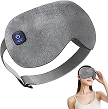 GOEDCH Heated Eye Mask for Dry Eye and Blepharitis: 3 Heat Levels, Removable, Electric, with 1000mAh Battery, Electric Heated Glasses