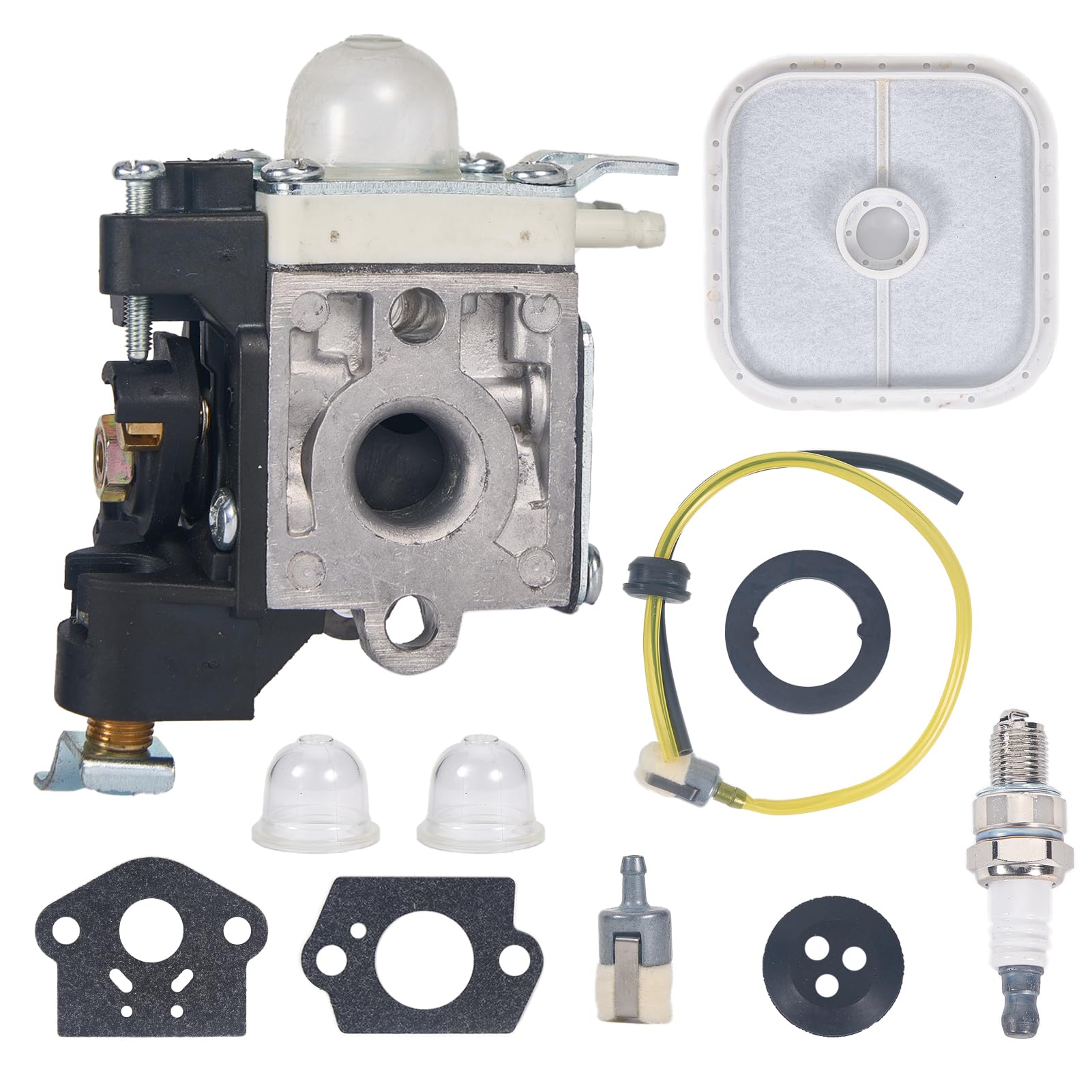 Mikatesi RB-K85 PB-265L Carburetor with Air Filter Spark Plug Kit for ECHO PB265L PB-265LN PB-251 Blowers A021001350 A021001351 A021001352