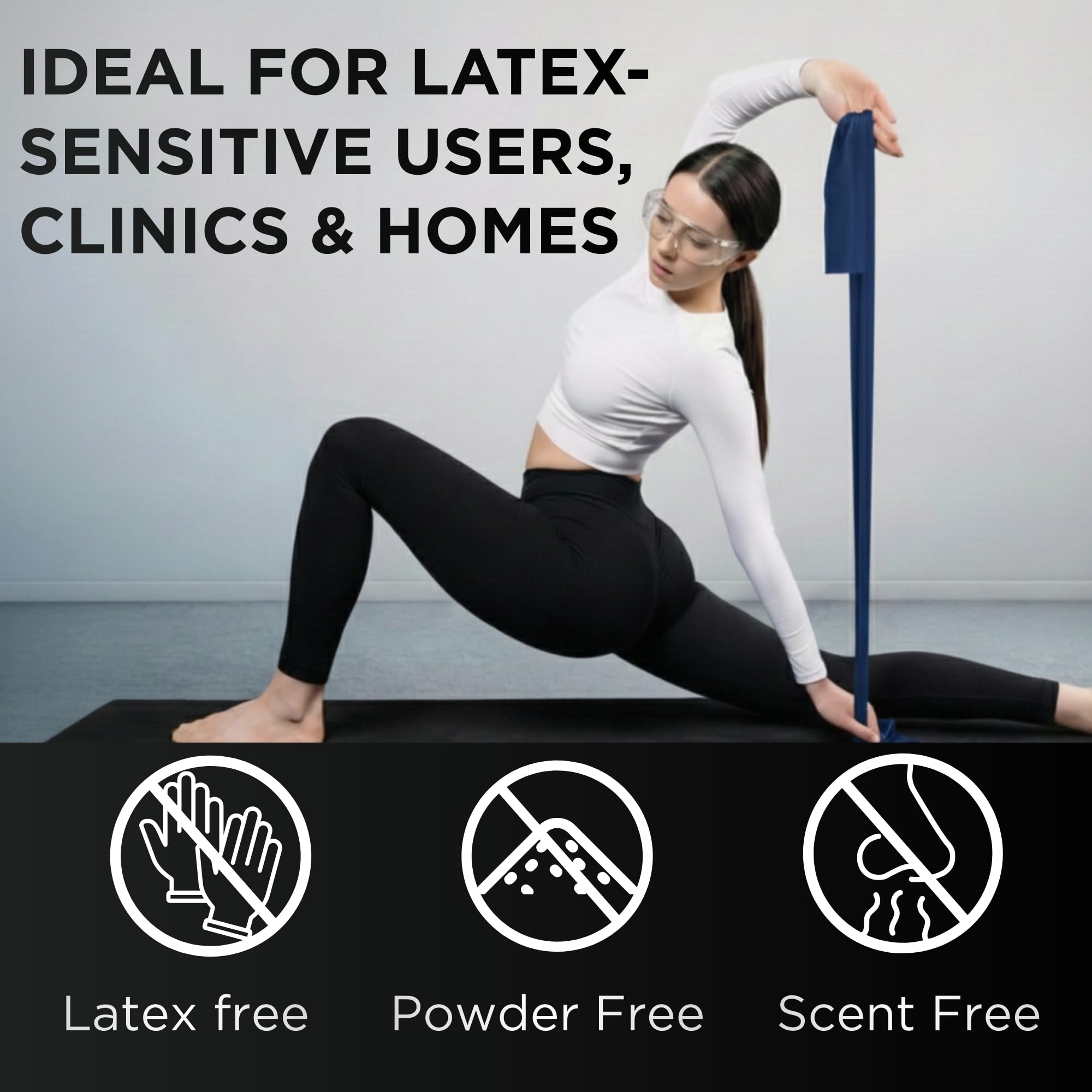 Theraband - Fascia di resistenza, rotolo da 23 m, non in lattice, professionale, per esercizi di allenamento della parte superiore e inferiore del corpo, fisioterapia, pilates inferiore, flessibilità