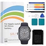 THIRDPOLE Battery Replacement for Apple Watch Series 8 45mm A2815 A2771 A2774 A2775 A2858 for IWatch 8th Generation Standard Capacity Battery Include Complete Repair Tools kit(Not for 41MM)