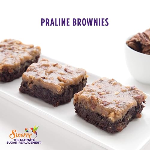Miniatura 6 de Edulcorante Swerve marrón (48 oz) El mejor reemplazo de azúcar. Aptas para la dieta ceto Sin gluten sin OGM. Paquetes de taza para taza, como azúcar