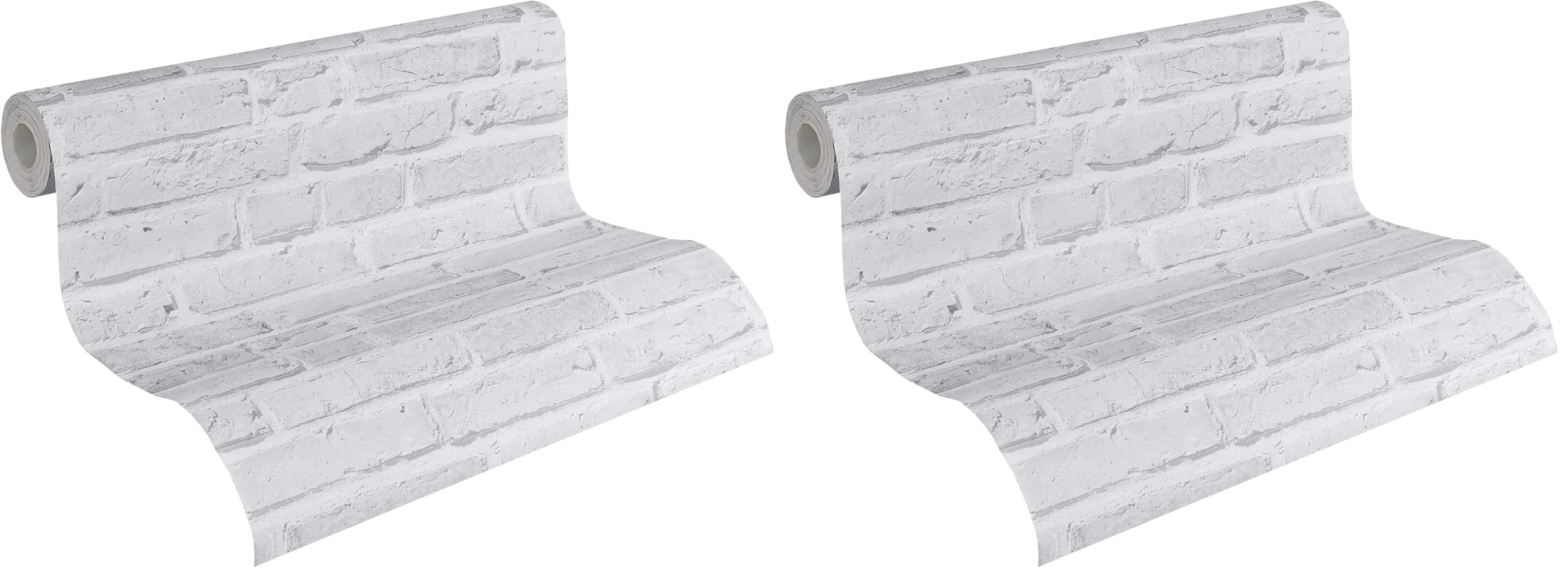 A.S. Création Papel Pintado Efecto Piedra Elements Papel pintado tejido no tejido 10.05 m x 0.53 m Gris Fabricado en Alemania 942832 94283-2 (Paquete de 2)