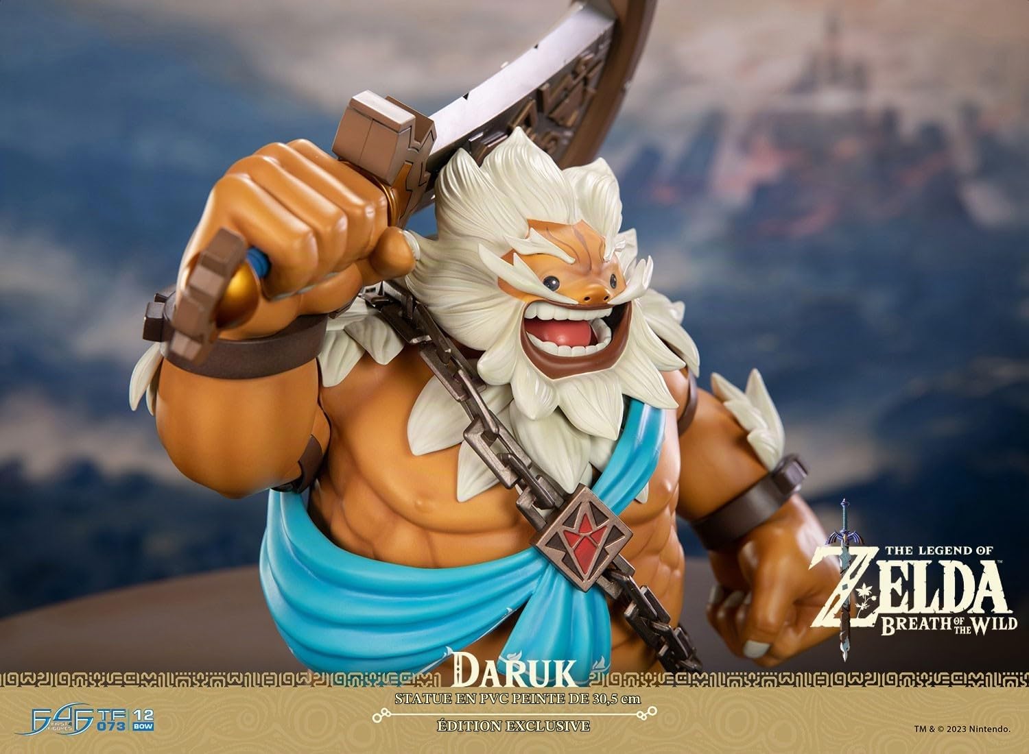 First 4 Figures La Legend de Zelda Breath of The Wild Statue PVC Daruk Edition Collector 30 cm, Noir
