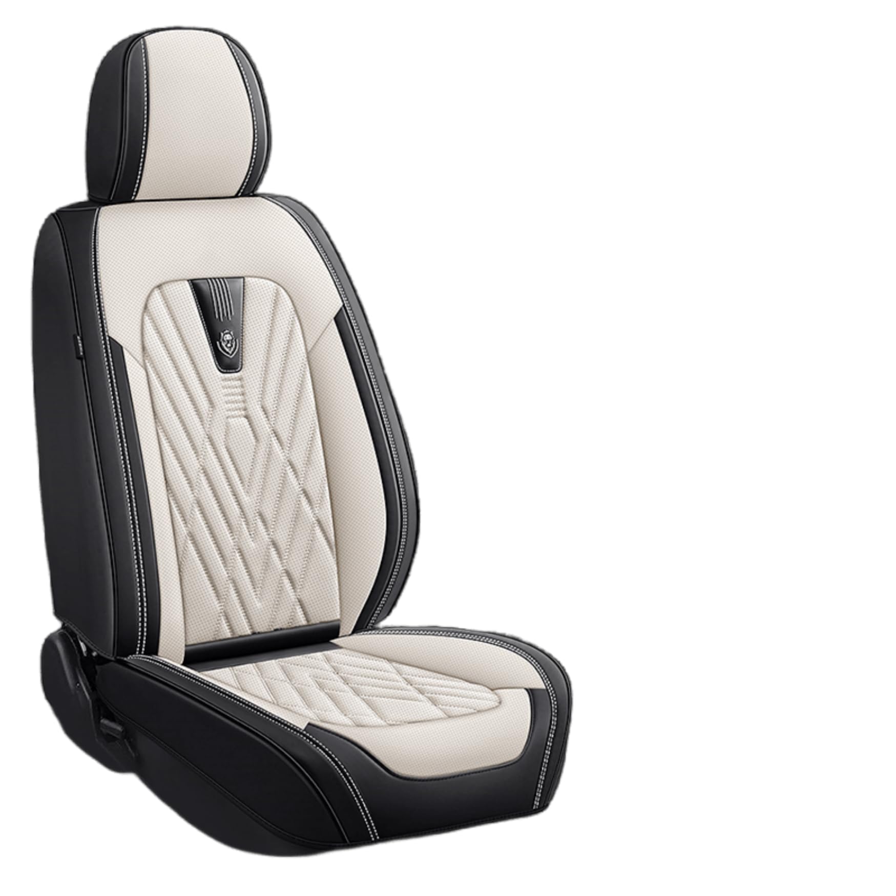 Premium Faux Leather Fully Covered Car Seat Cover Custom Fit for Land Rover  Range Rover 2000-2023 Non-Slip Interior Seat Cushions Protectors (Full Set