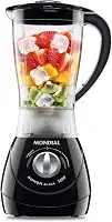 Liquidificador Power 2 Black, Mondial, Preto/Prata, 550W, 220V - L-28