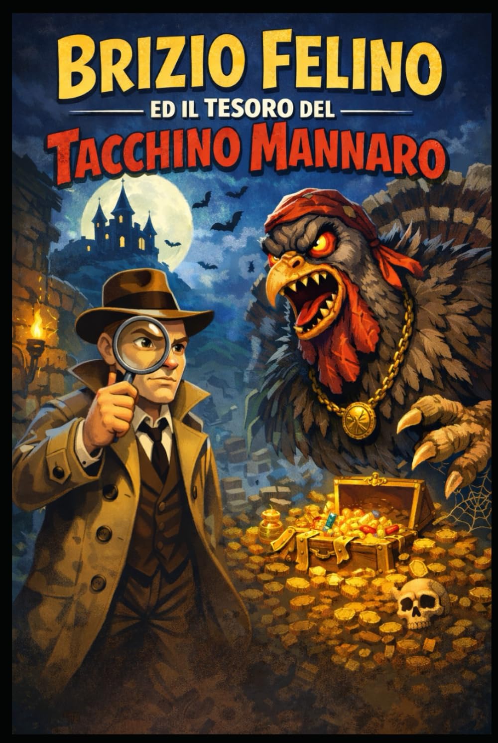 Brizio Felino ed il Tesoro del Tacchino Mannaro: un vecchio casale, un grande enigma, un altro giallo bislacco e surreale (Romanzi, Racconti e Storie brevi)