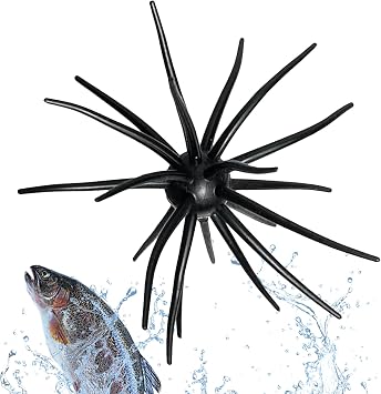 Artificial fishinglures- Soft Sea Urchin Bait, Portable Realistic Soft Plastic Fishinglures| High-quality Material River Lake Saltwater Trout Bass Catfish luresfor Shore Pier Boat Fishing