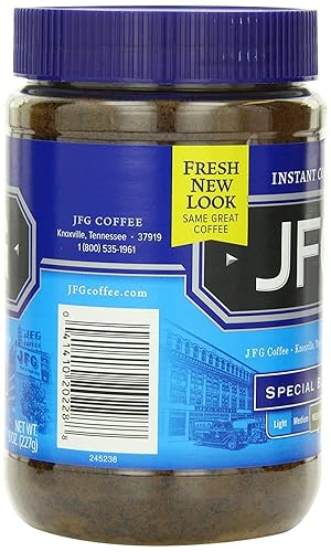 Miniatura 3 de JFG Brands Café instantáneo de mezcla especial, tarros de 8 onzas, mezcla especial, 6 unidades
