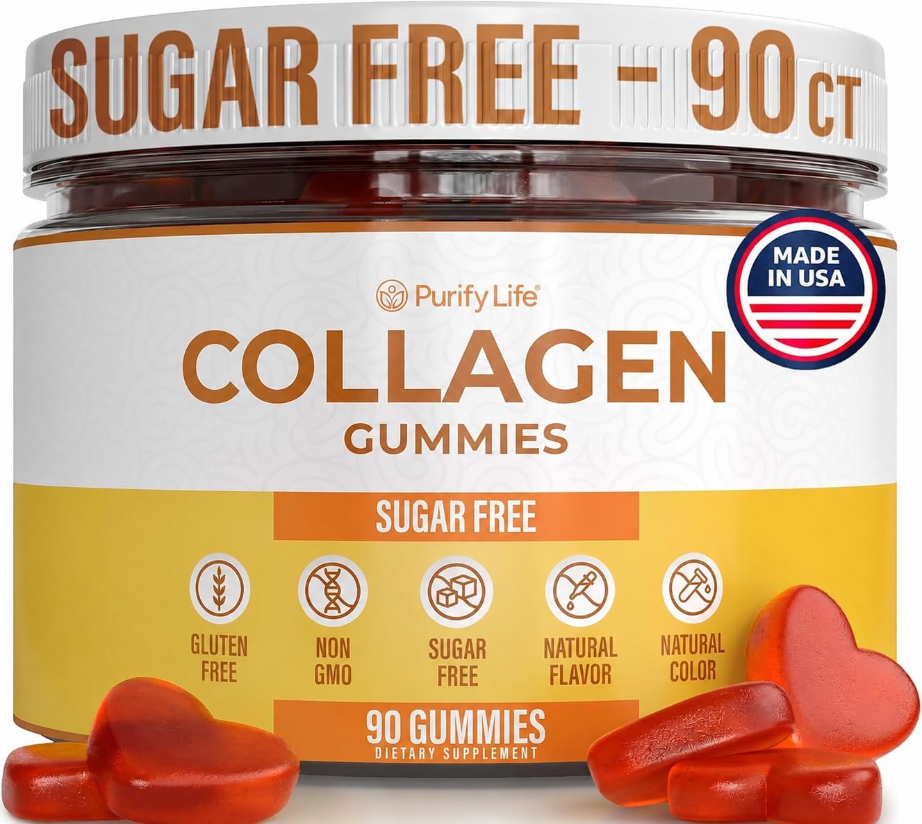 Vegan Collagen Booster Gummies with Biotin, Support Hair, Skin, Nail Health — Amazon image 9