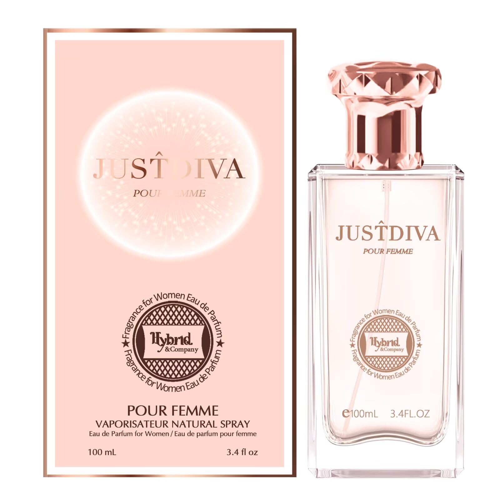 Amazon.com : Hybrid & Company Women Justdiva Pour Femme Eau De