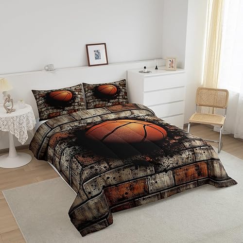 Miniatura 228 de Castle Fairy Juego de edredón de Halloween tamaño individual, juego de ropa de cama con estampado de animales de murciélagos negros para niños