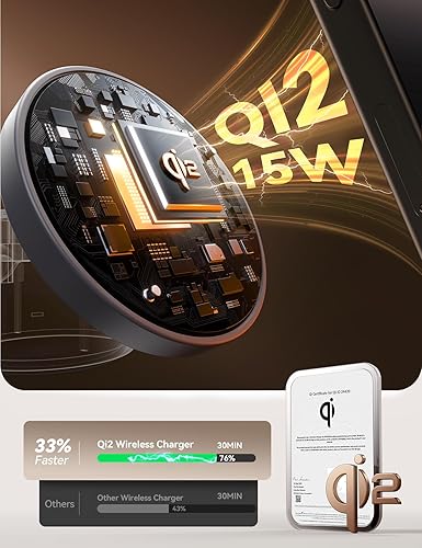 Miniatura 3 de MagSafe de 15 W para JOYROOM, estación de carga MagSafe 4 en 1 con certificación Qi2 rápida para Apple, cargador inalámbrico para iPhone 171615 Pro