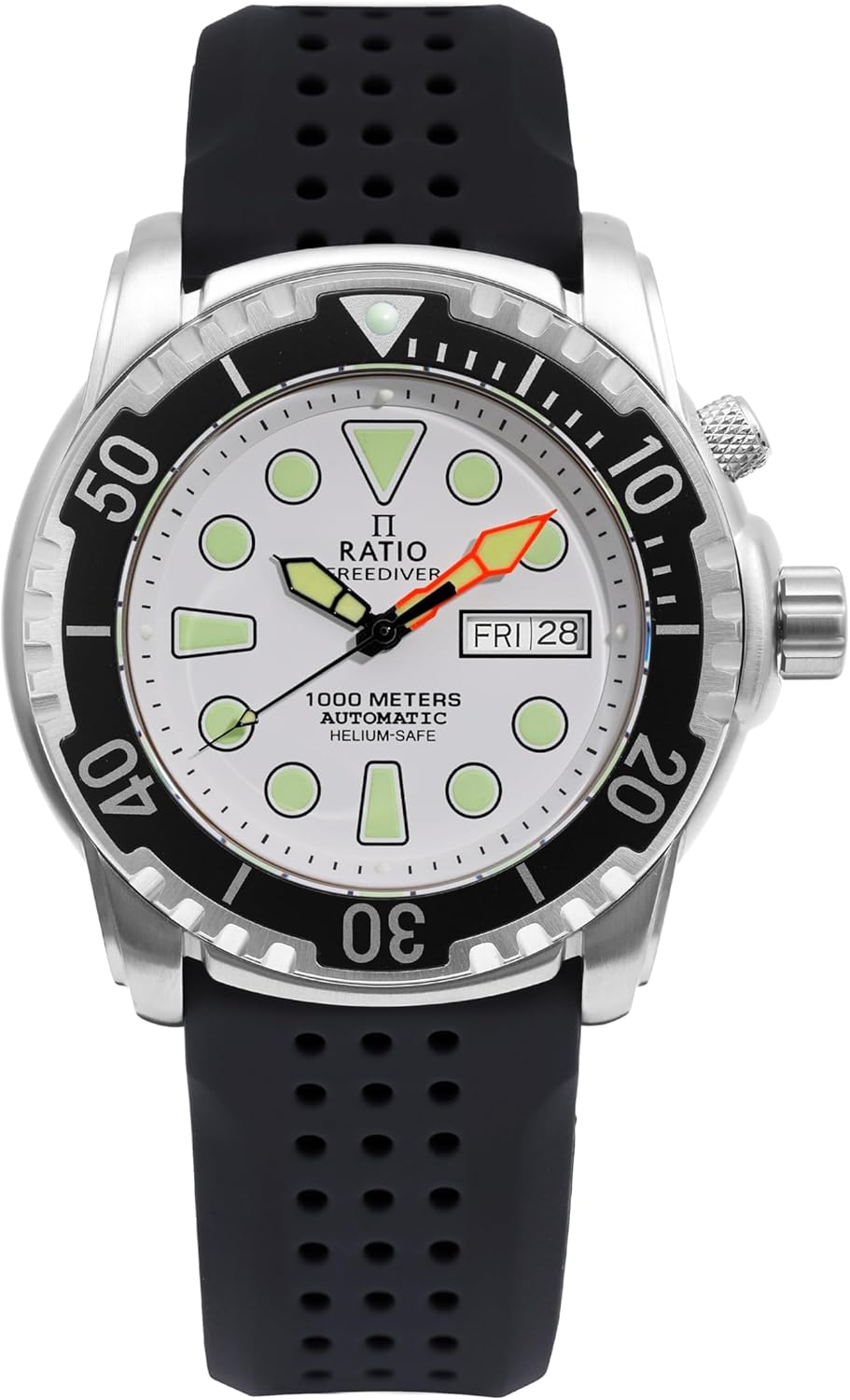 RATIO FreeDiver Helium-Safe Dive Watch Sapphire Crystal