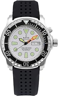 FreeDiver Helium-Safe Dive Watch Sapphire Crystal Automatic Diver Watch 1000M Water Resistant Diving Watch for Men