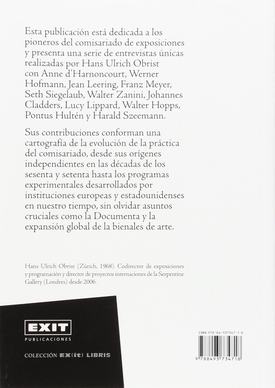 Breve historia del comisariado: 01 (EX(it) LIBRIS)