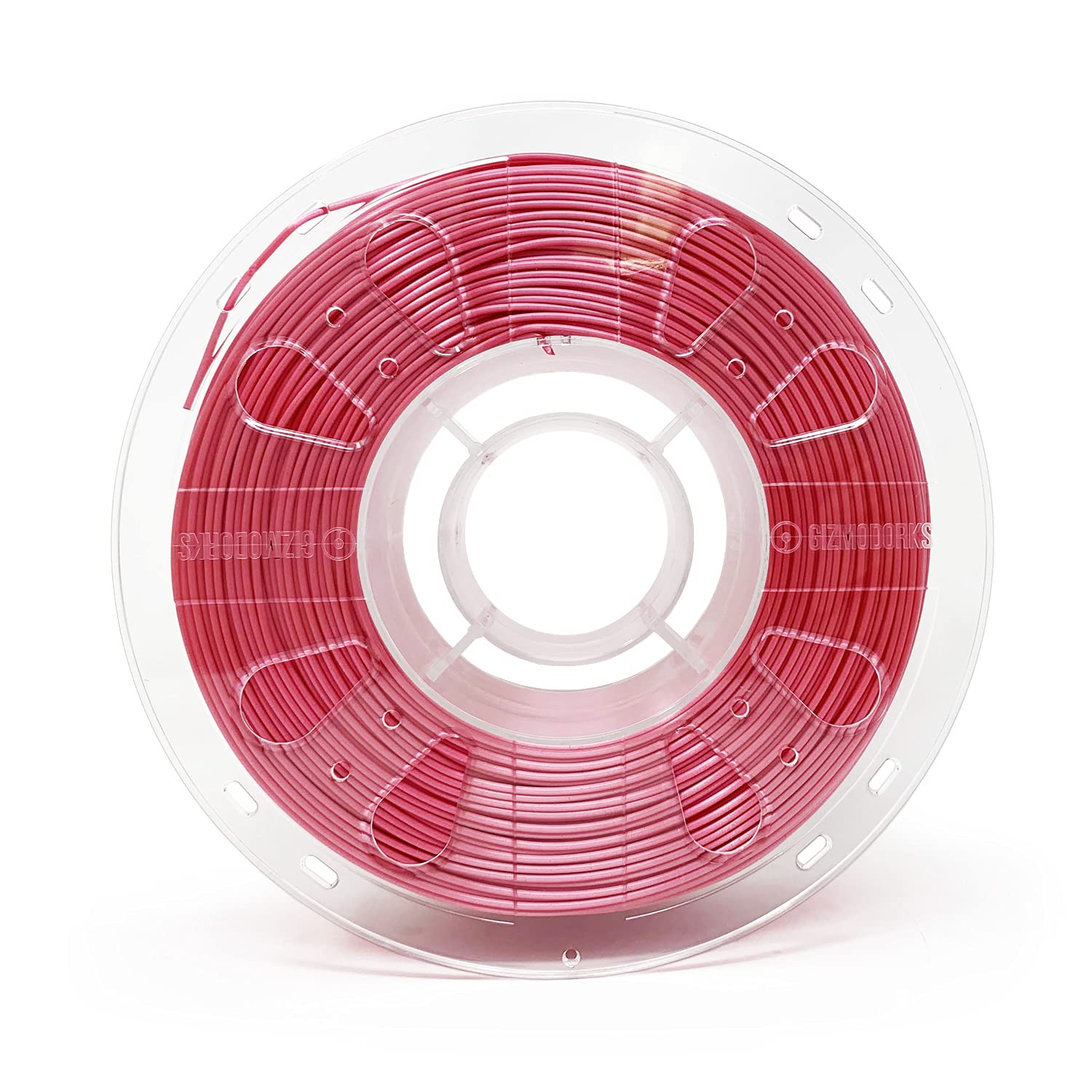 Gizmo Dorks Seda PLA - Filamento para impresora 3D, 3 mm, 2,85 mm, 1 kg, color rojo brillante y rosa