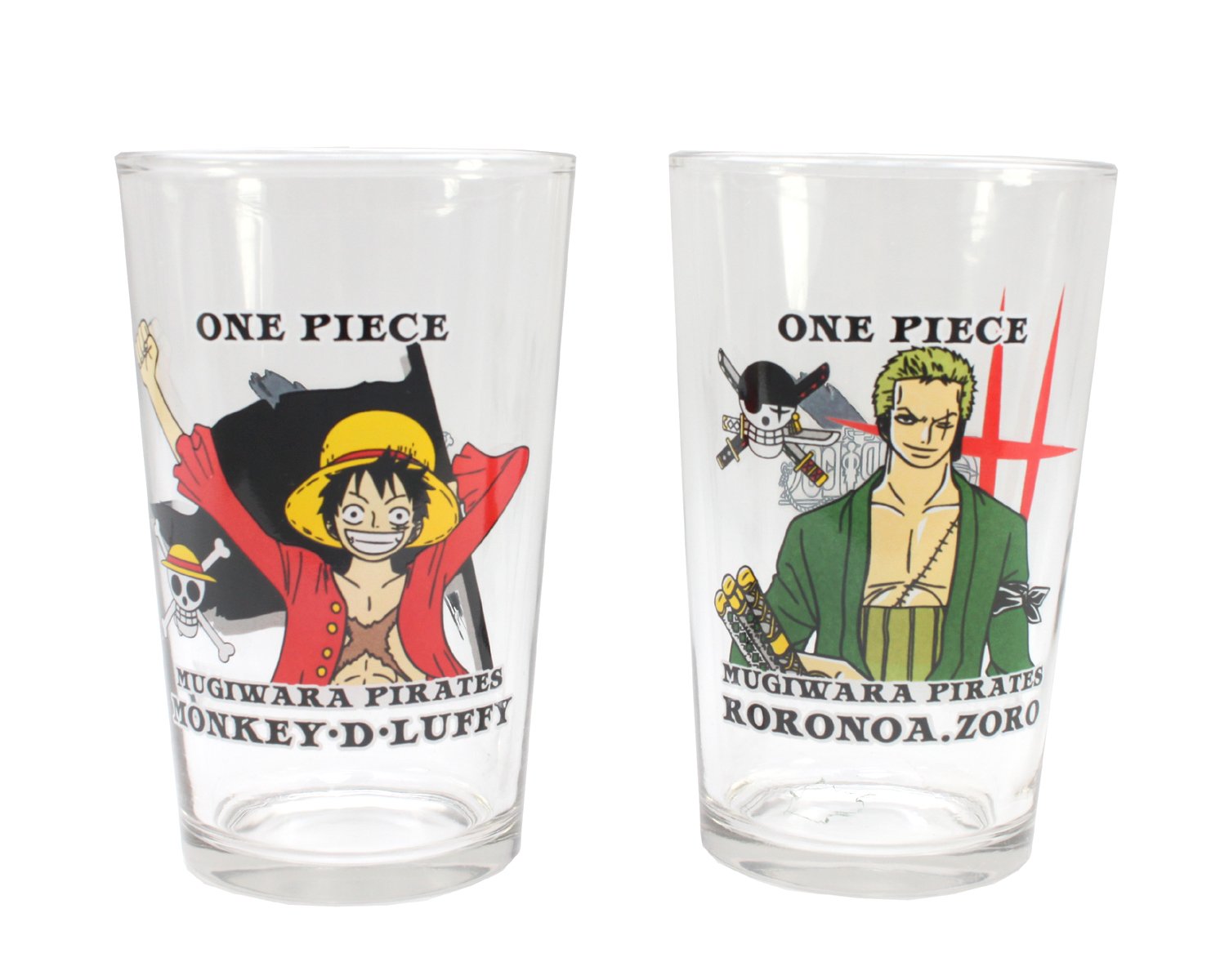 Amazon.co.jp: ワンピース2Pグラスセット新章 ルフィ&ゾロ : おもちゃ