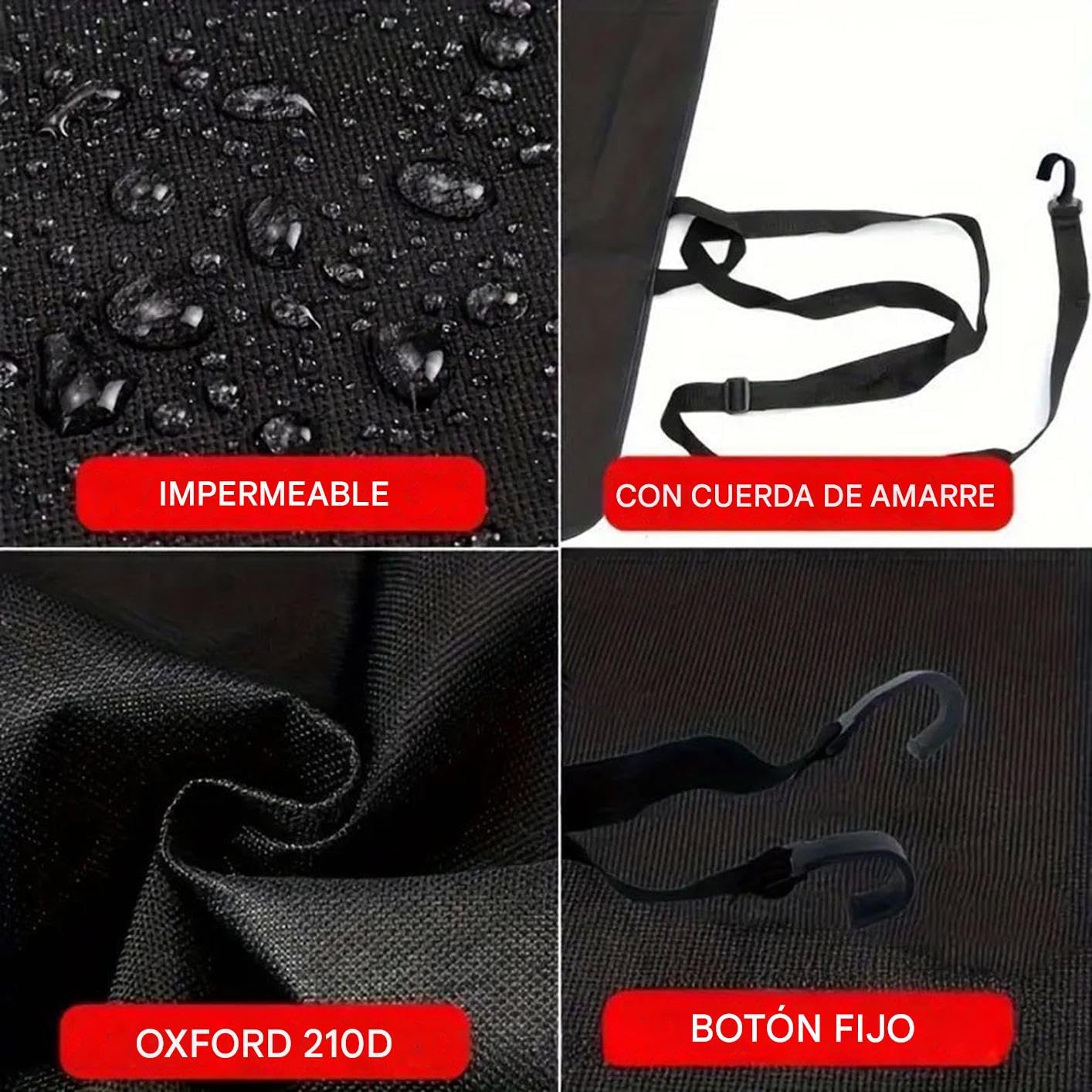 Toldo para Puerta Trasera de Furgoneta,Cubierta de Sombra Solar para Camión | Protector Impermeable Trasero para Acampada Picnic Autocaravana Playa Exteriores