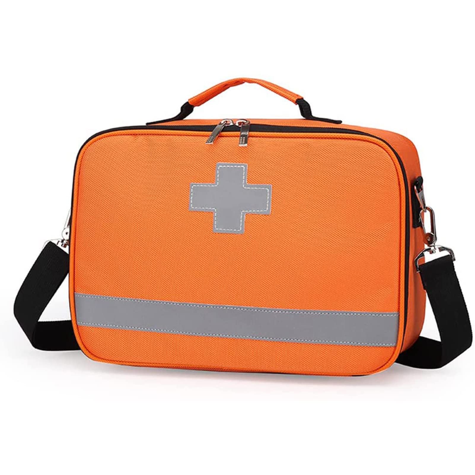 RSGK Botiquín De Primeros Auxilios Vacío, Bolsa De Trauma, Bolsa Médica, Bolsa De Medicina, Bolsa De Rescate Portátil En Capas, Bolsa De Trauma De Emergencia para Viajes Al Aire Libre, Camping