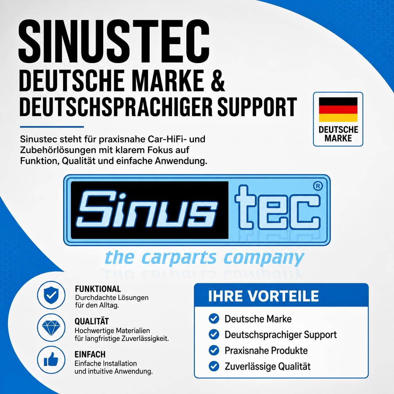 2-Wege Lautsprecher System ST-165 16cm, Schwarz