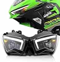 黑白山水頭 Amazon.co.jp: Archaic Kawasaki Ninja 400/650/250/ZX-4R/ZX