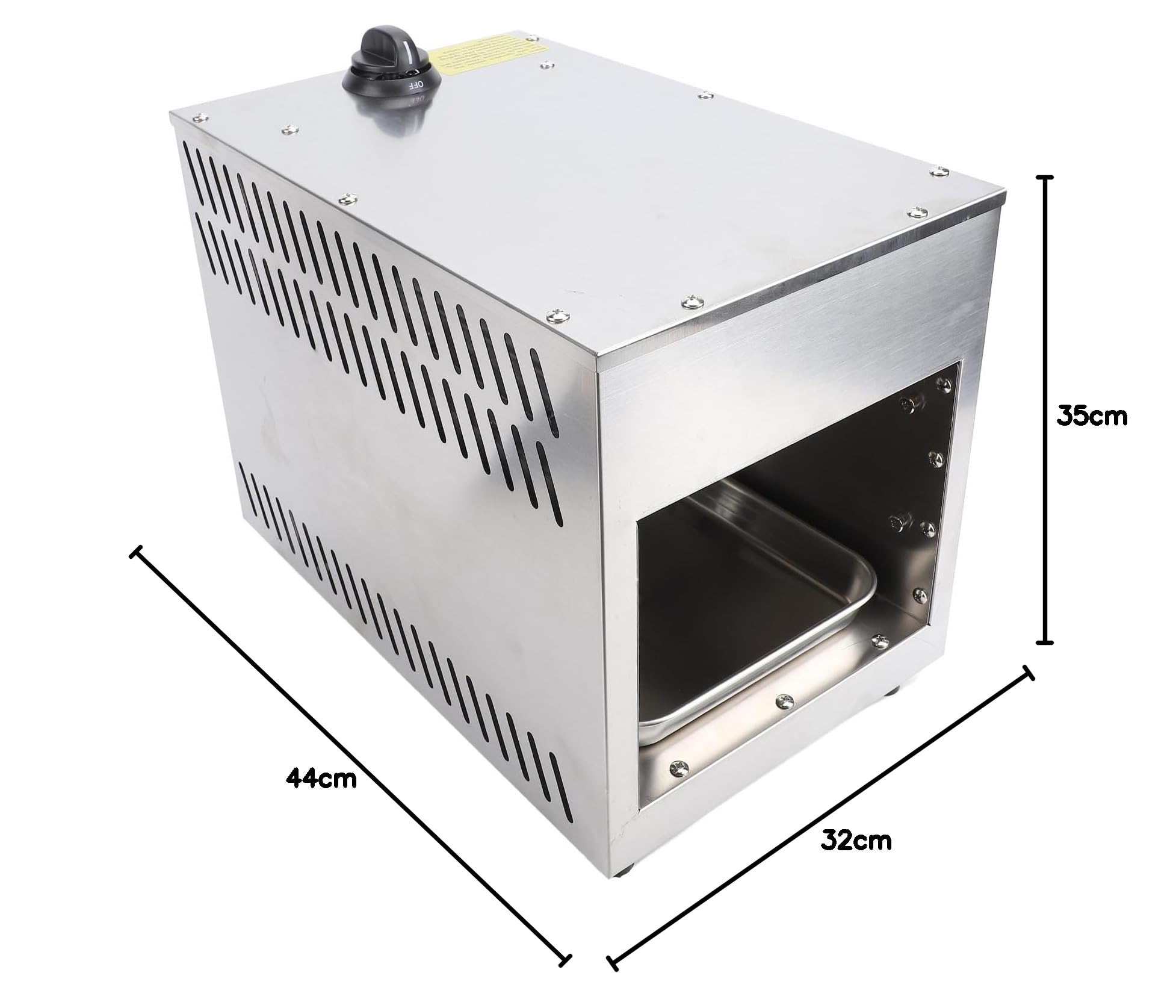 Tnfeeon Tostadora Comercial, Tostadora Industrial Resistente de Acero Inoxidable de 4000 W para Pan, Bagel, Encimera, Restaurante Eléctrico