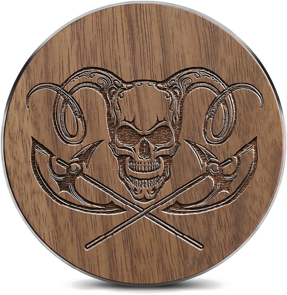 Wooden Carved Wireless Charging Pad with Qi Jordan Ubuy