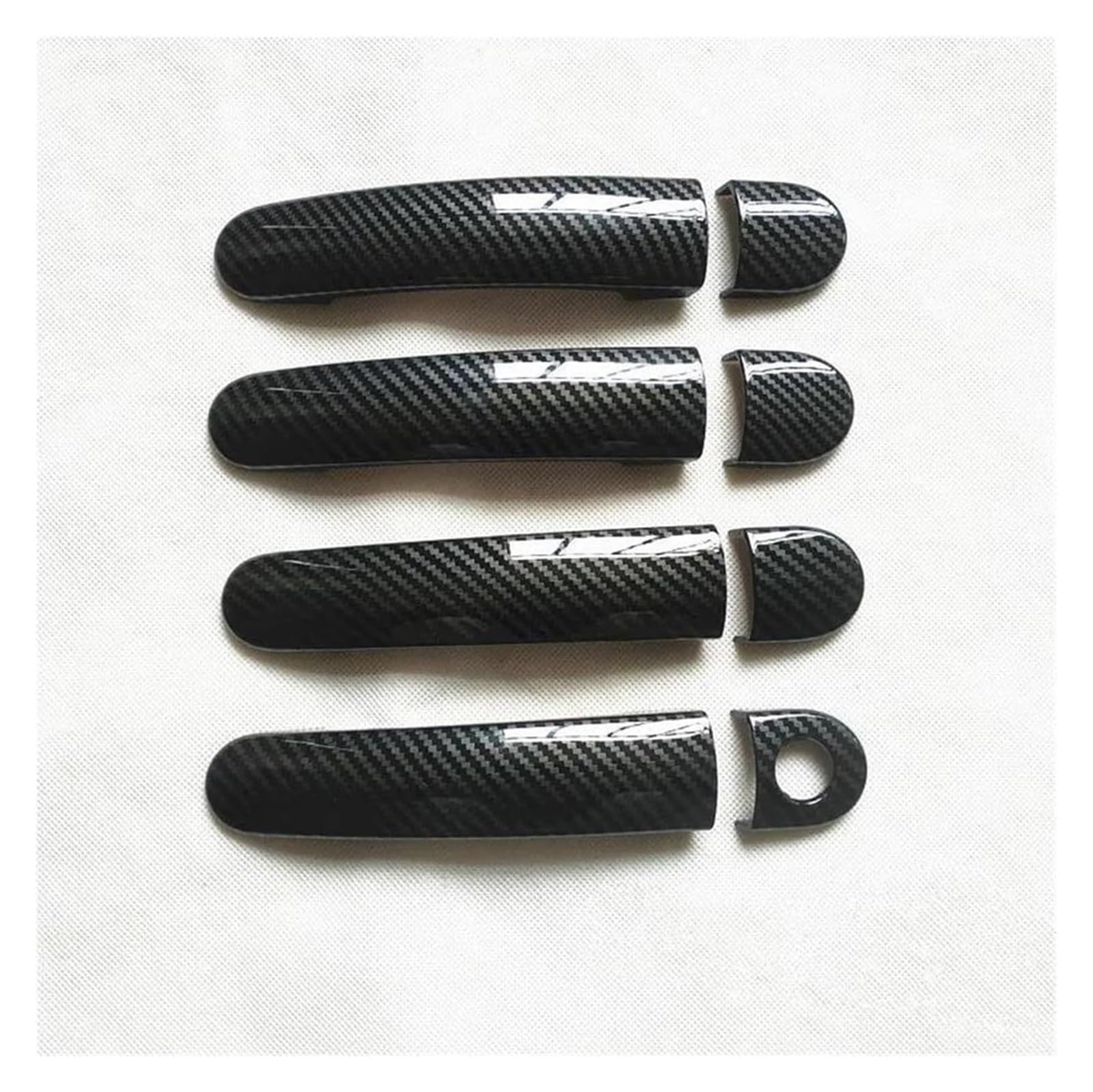 QWQTHGS Car Exterior Door Handle Cap for SEAT for Leon 1M MK1 1P MK2 for Cupra FR Accessories Door Handle Cover Trim Handles Covers(4dk-1)