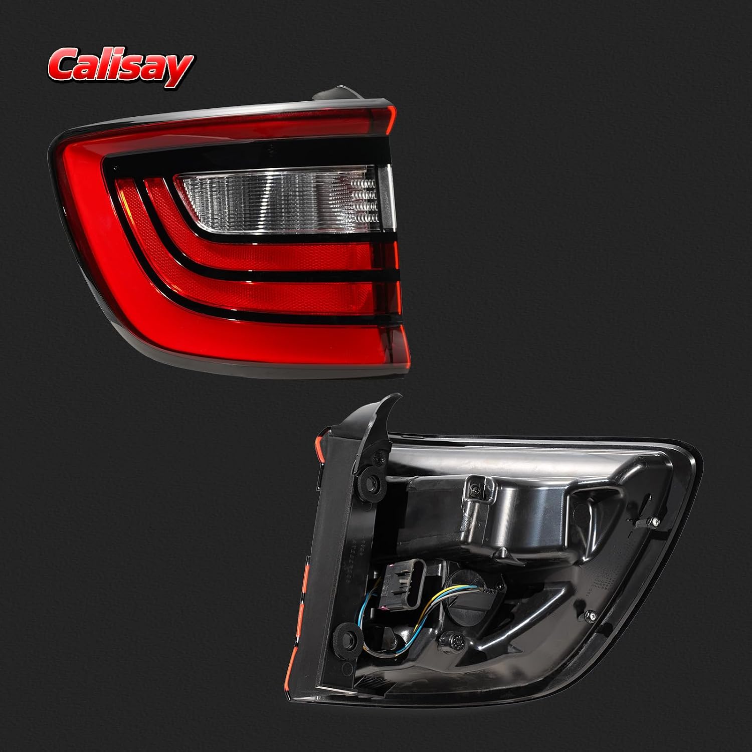 LED Tail Lights Compatible with 2014-2022 Dodge Durango Taillights Rear Brake Lamp Taillight Rear Reverse Stop Brake Lamp Replacement for OEM#68272127AB CH2800206 (Left Driver Side)