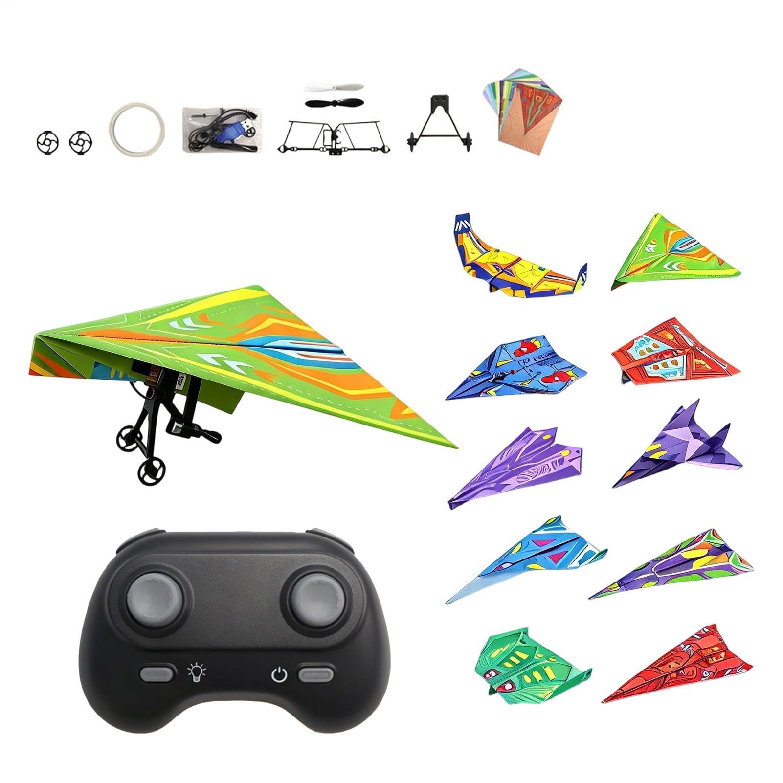 Zestaw Samolotów Edukacyjny Zestaw Samolotu RC Elektrycznego | Zestaw DIY Papierowego Samolociku RC Na Zewnątrz Ogród Hobby Zawody Szkolne Wakacje Nastolatki Dorośli Początkujący