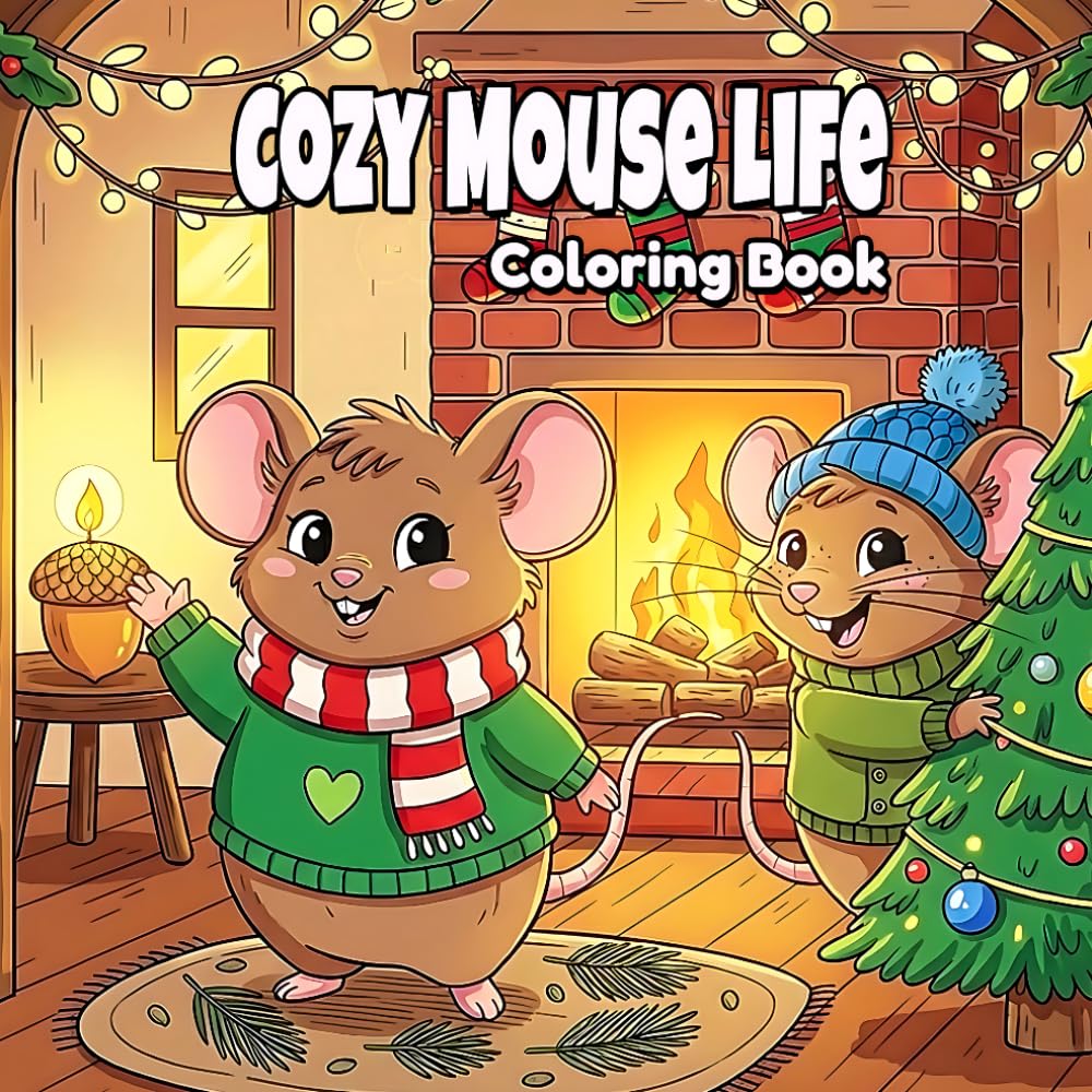 Cozy Mouse Life: Cozy Indoor Winter Scenes | Adorable Mice in Tiny Homes Baking, Decorating & Playing