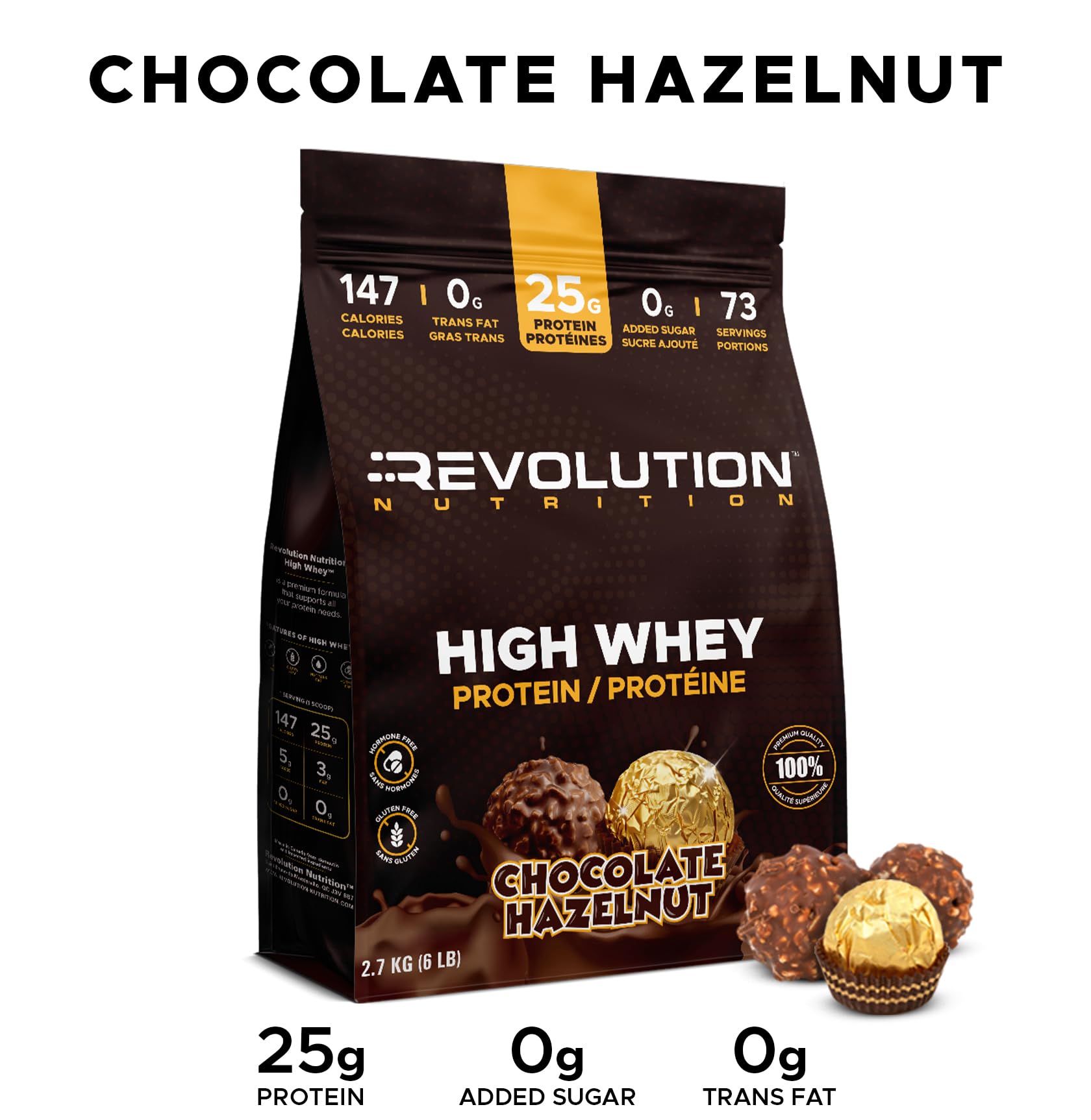 Protein Powder Chocolate Hazelnut Falvor