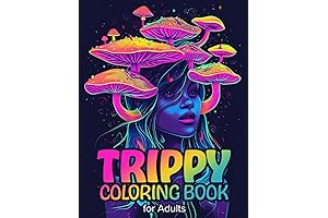 Trippy Coloring Book for Adults: 50 Psychedelic Coloring Pages