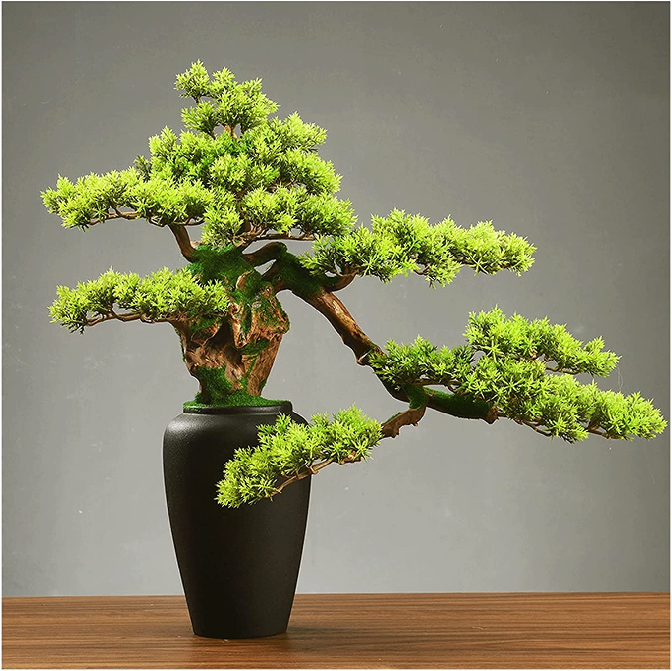 CAFIEDR Artificial Bonsai Tree 19 Inch Fake Plant Bonsai Tree Bathroom Farmhouse Indoor/Outdoor Artificial Bonsai Tree Decoration.