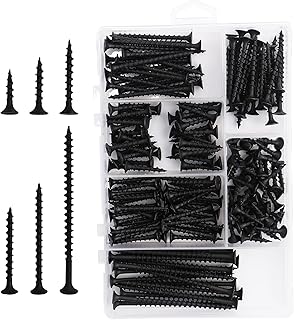 166PCS Wood Screws - Rust-Resistant and Durable for DIY Projects, Furniture, and Carpentry, Easy Installation