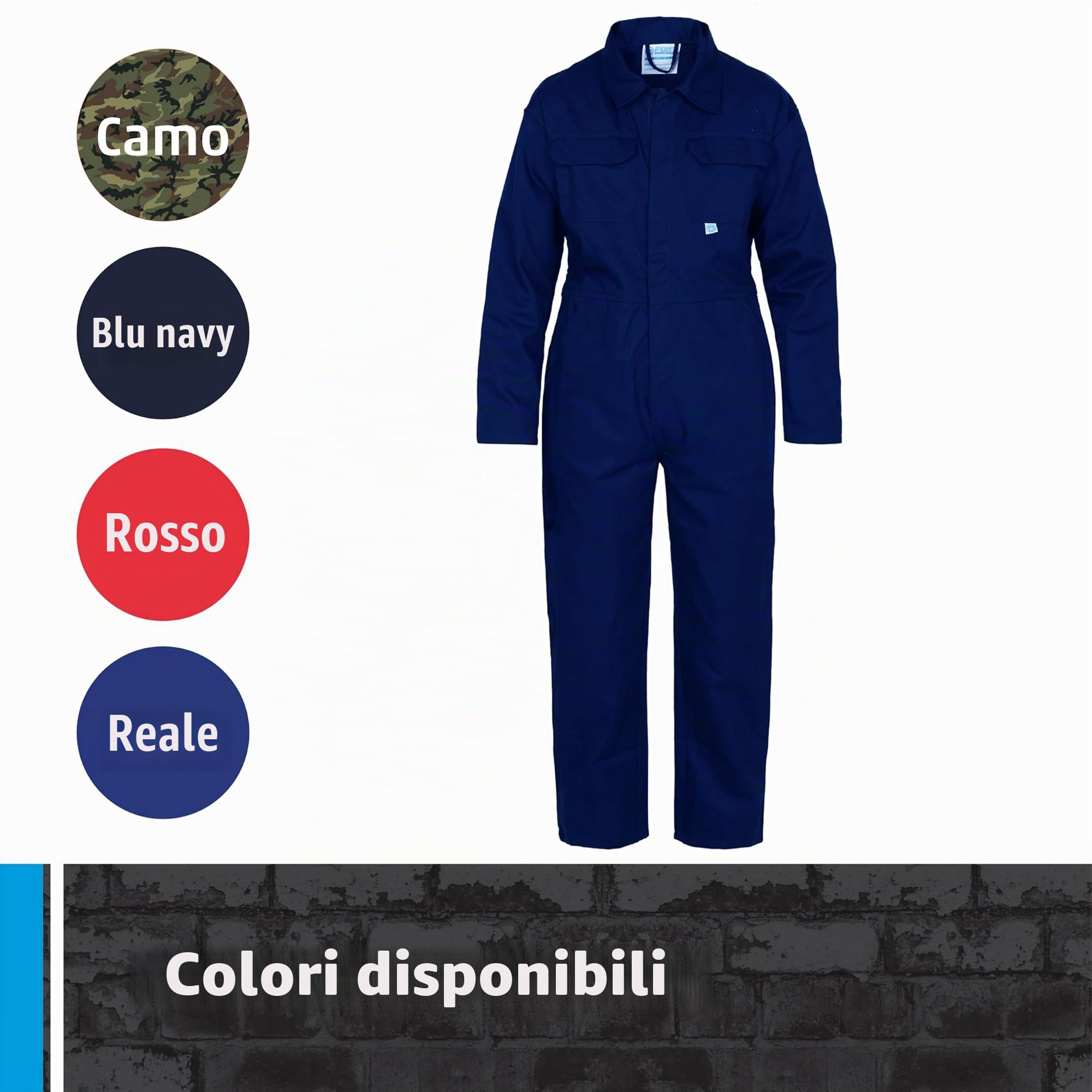 Blue Castle 333 - Tuta protettiva Tearaway, per ragazzi, blu, 333