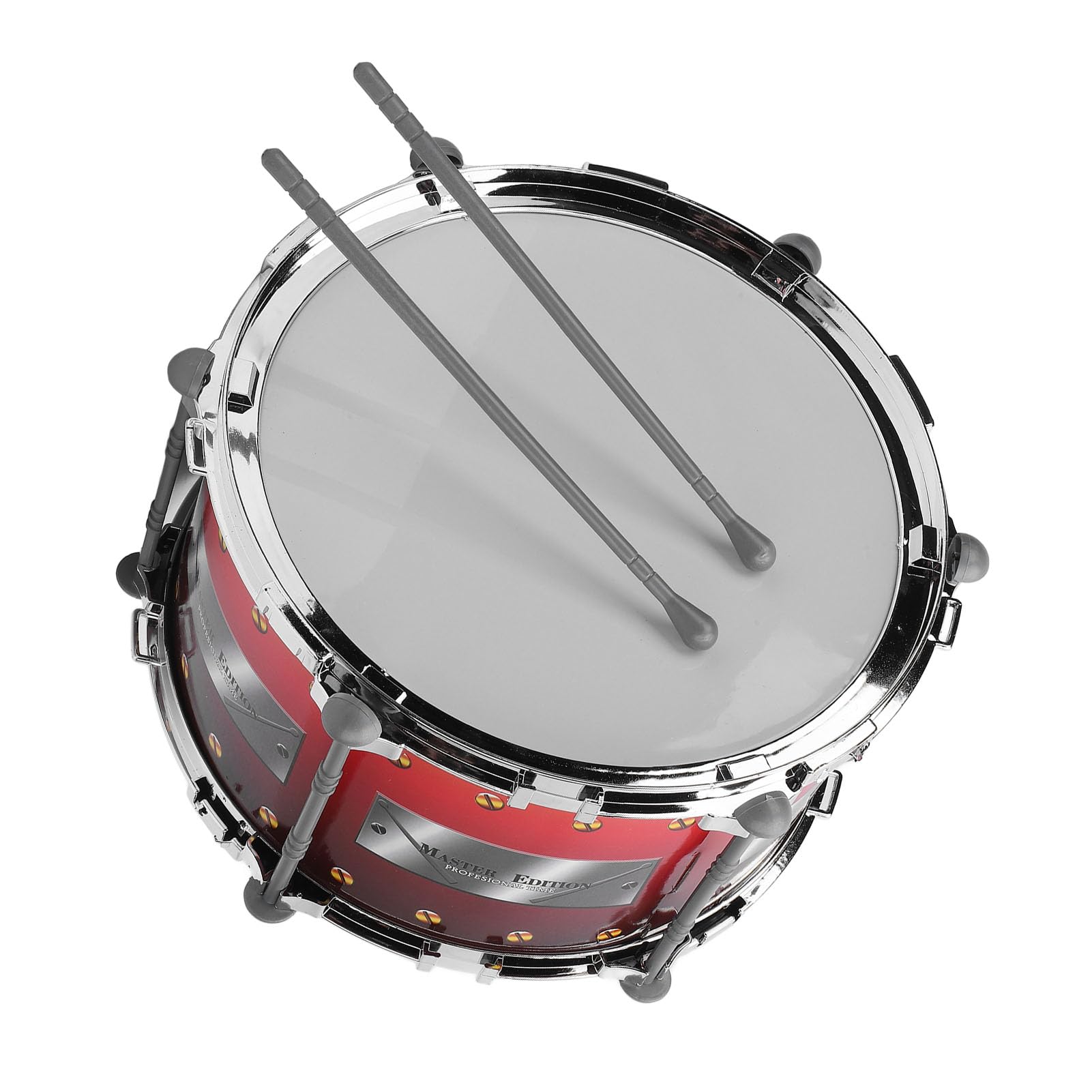 Jazz-Trommel-Percussion-Musikinstrument, Pädagogische Musikspielzeugtrommel mit Trommelstöcken, Ideal für das Musiklernen von und Mädchen