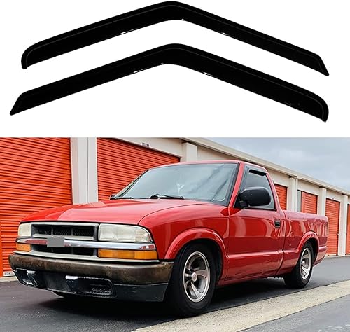 Sunprood - Deflector de viento impermeable para ventana, 4 piezas de repuesto de protección, bonito juego de protectores de lluvia, visera de