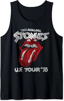 Amazon.com: Rolling Stones U.S. Tour 1978 Tank Top