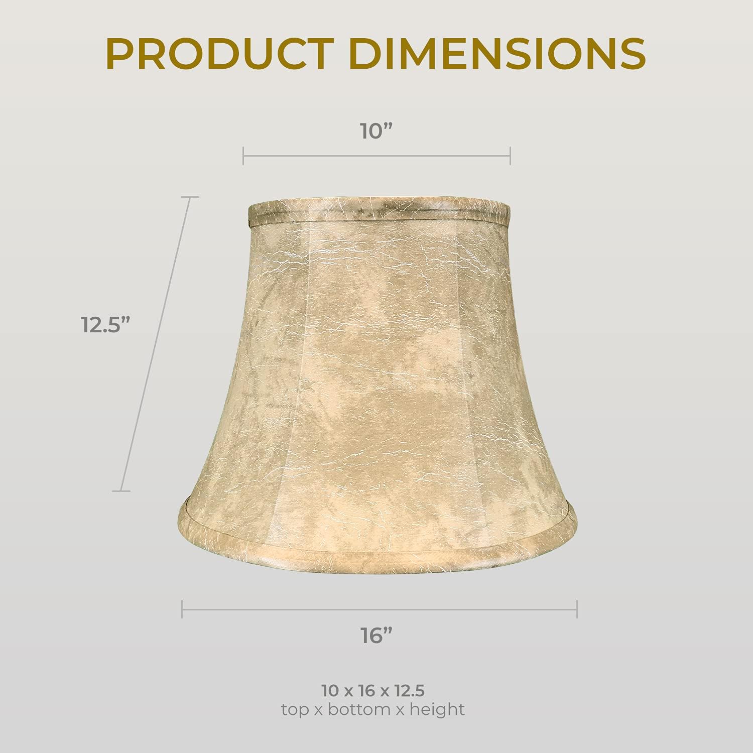 Uр Tо 40% оƒƒ Royal Designs Modified Bell Lamp Shade, Mouton, 10 x 16 x 12.5