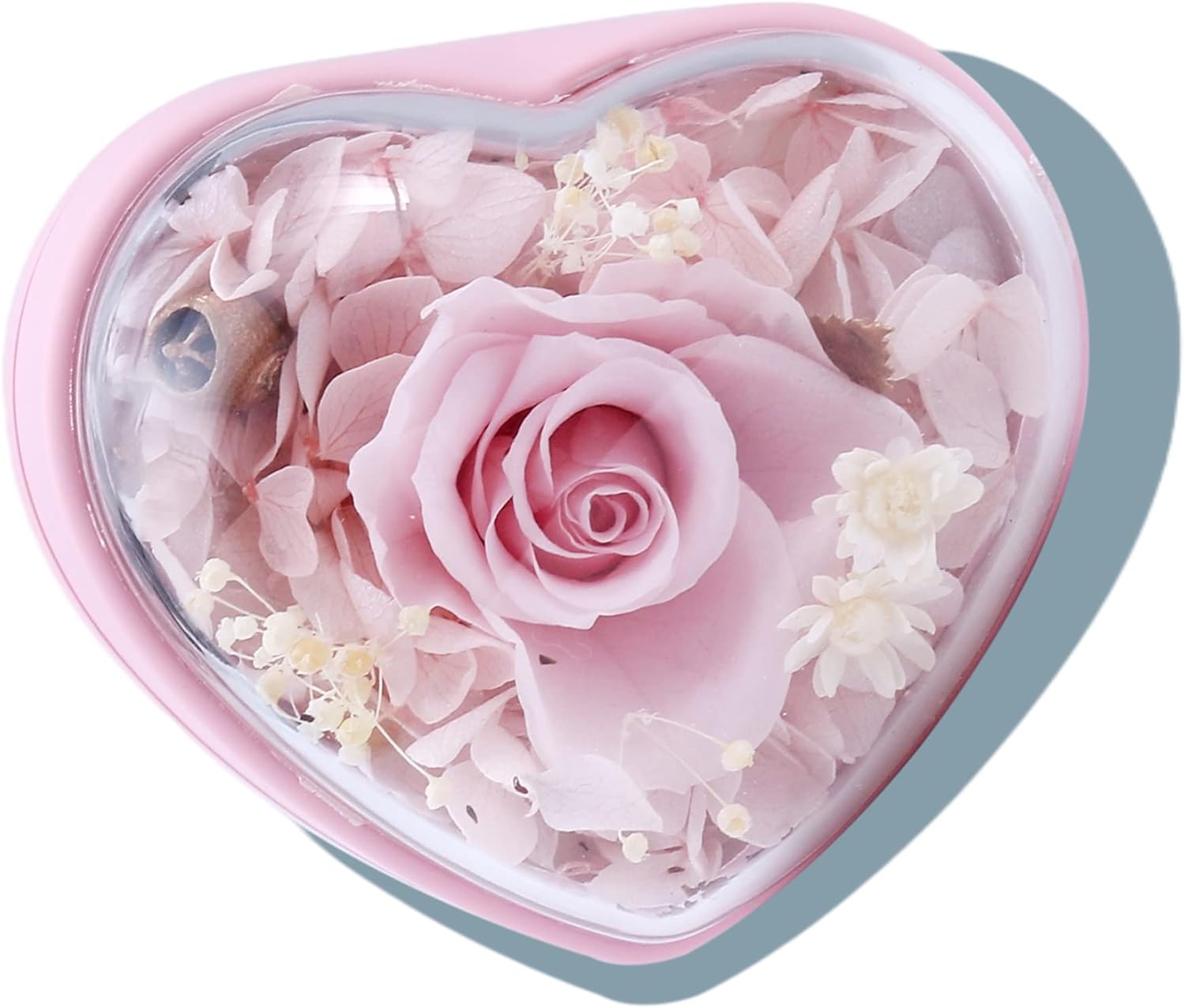 Boîte de roses, rose éternelle, rose préservée, boîte à bagues