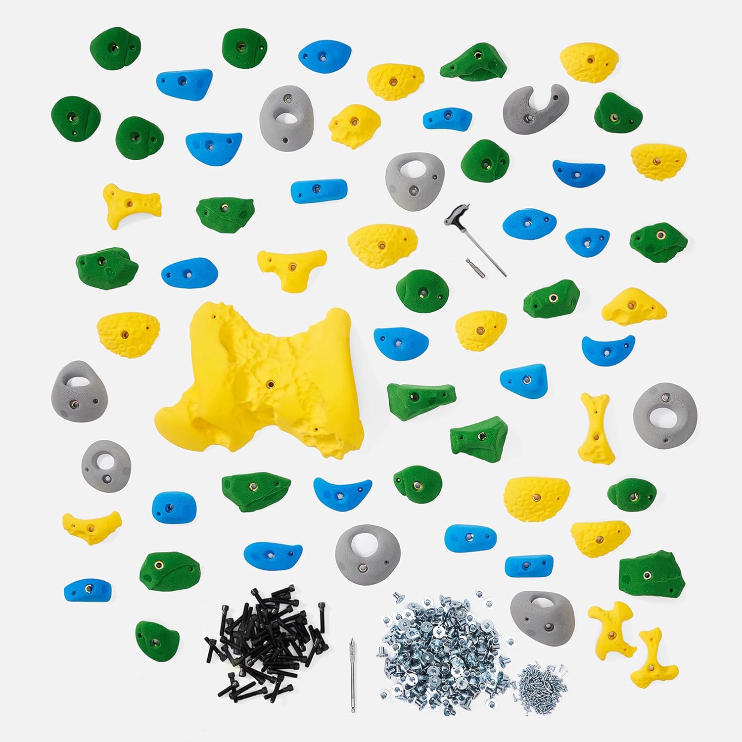 8' x 8' Climbing Wall Starter Pack | Home Starter Pack for Climbing | Perfect for Basement or Home Climbing Space |