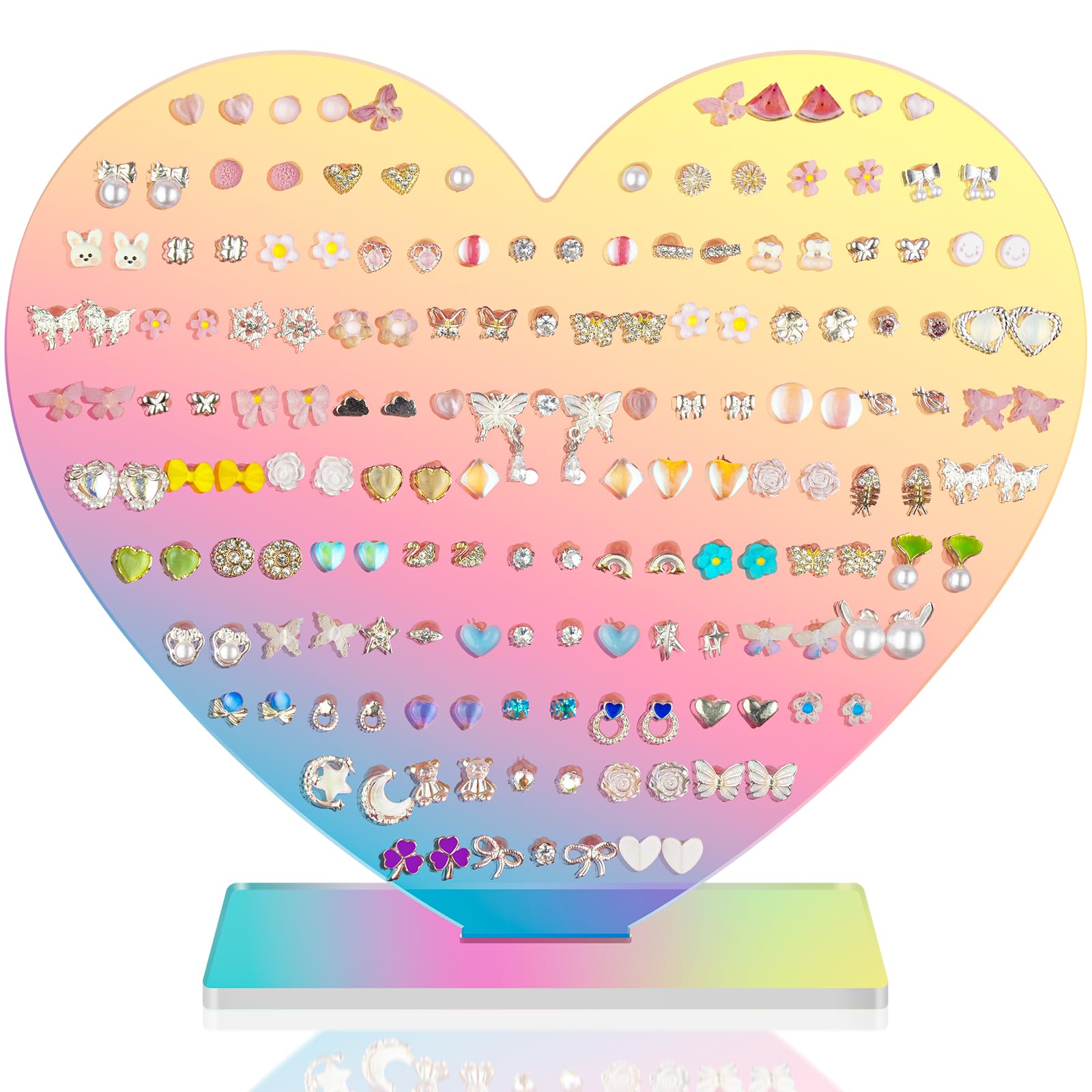 Organisateur de bijoux romantique en cœur pour sublimer votre coiffeuse au quotidien