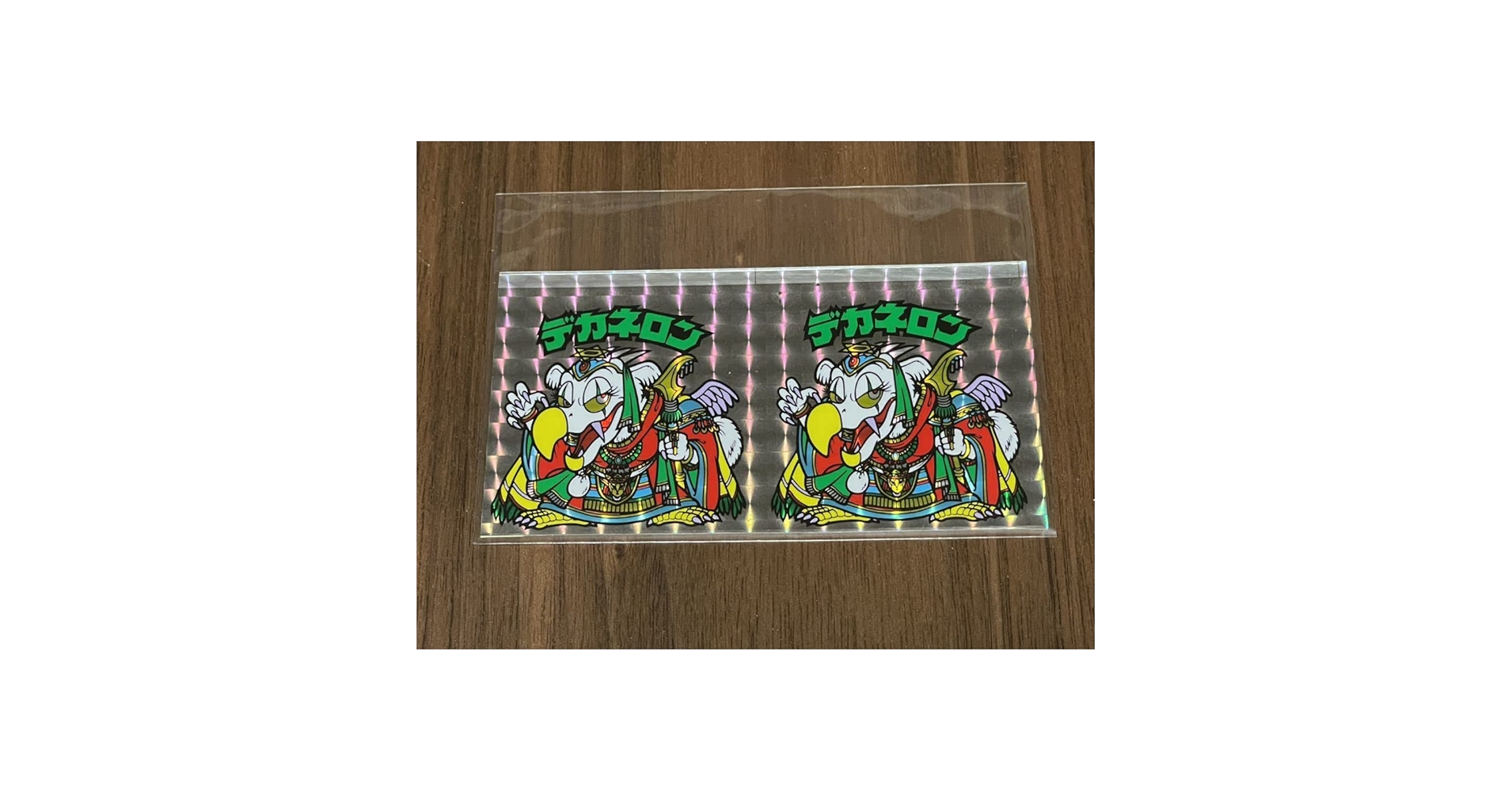 旧ビックリマン　アンカット　デカネロン　極美品　ヘッド　激レア　ロッテ正規品 旧ビックリマン デカネロン 第14弾ヘッド ビックリマン シール