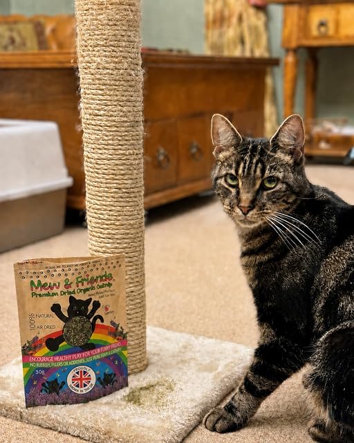 Foto 4 de 7 de Mew & Friends Premium Catnip 30g nip fuerte orgánico para gatos - UK Grown